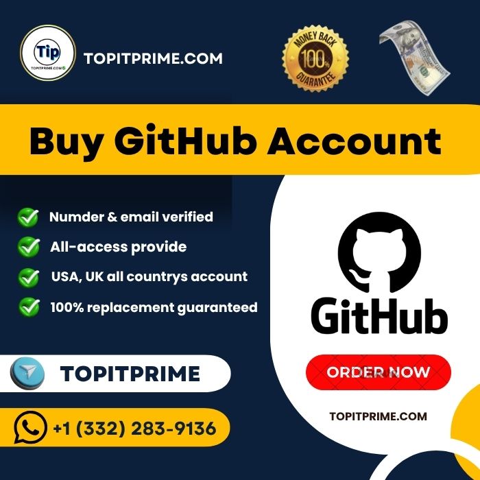 Buy GitHub Account - 100% Safe Verified Compelet Guide Acc